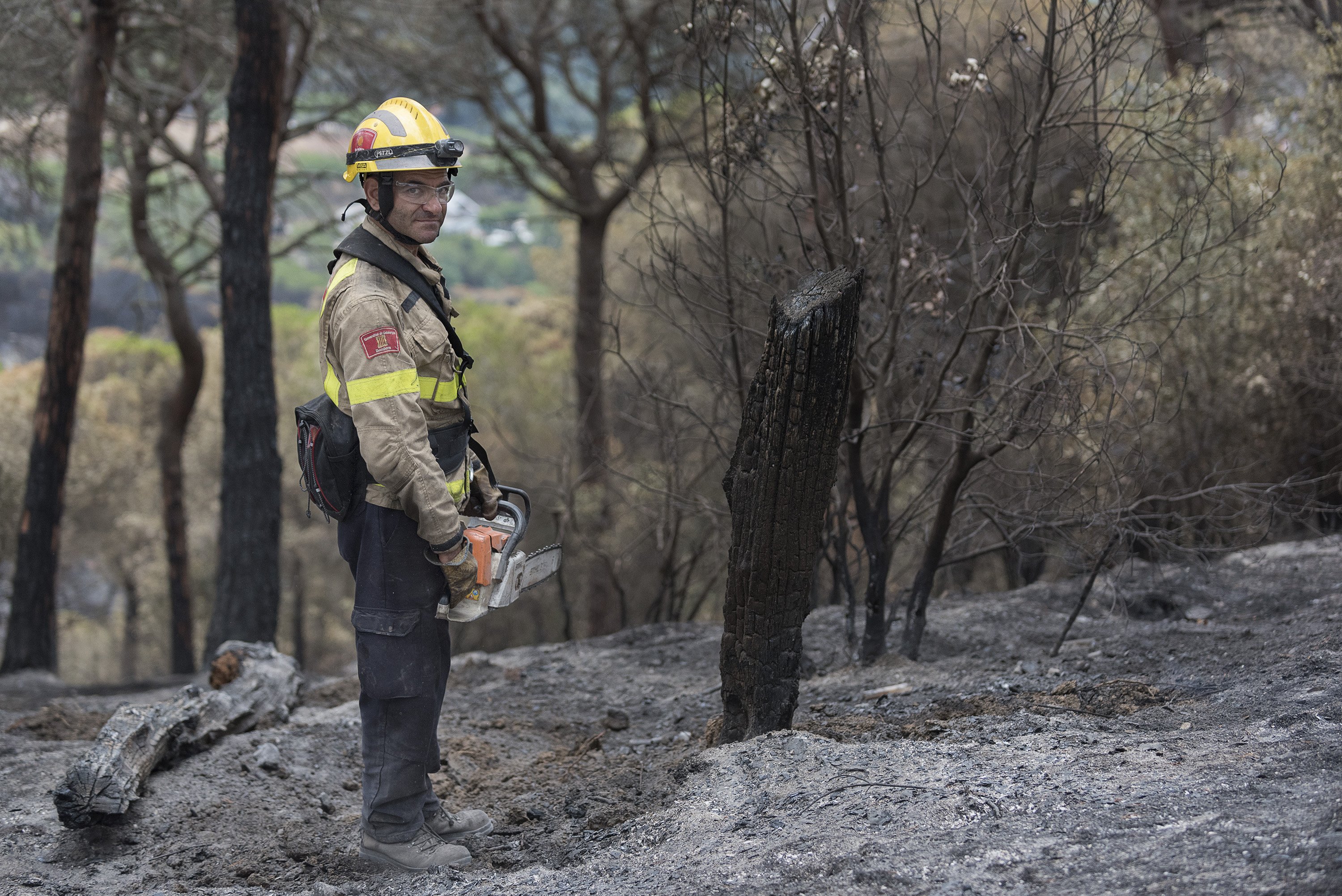 L'EPAF: "A vegades el foc agafa un arbre i l'has de tallar perquè no progressi"