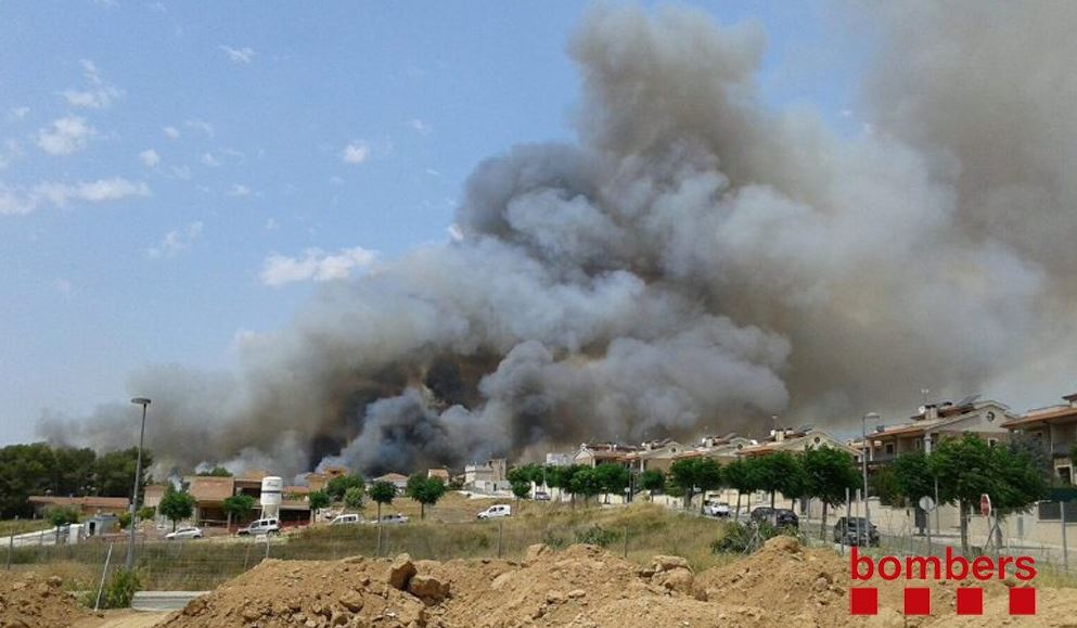 Decimotercer incendio desde abril en los Pallaresos
