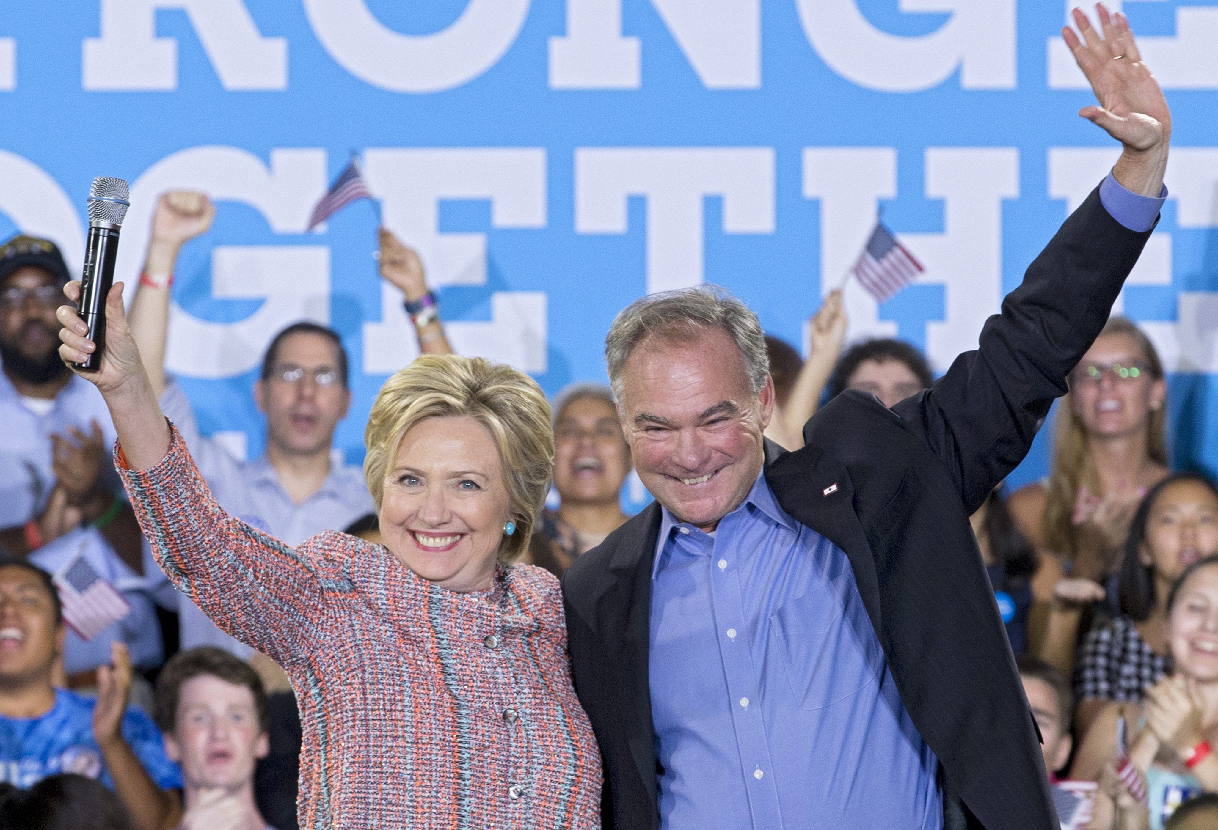 Clinton anuncia al senador Tim Kaine como su vicepresidenciable