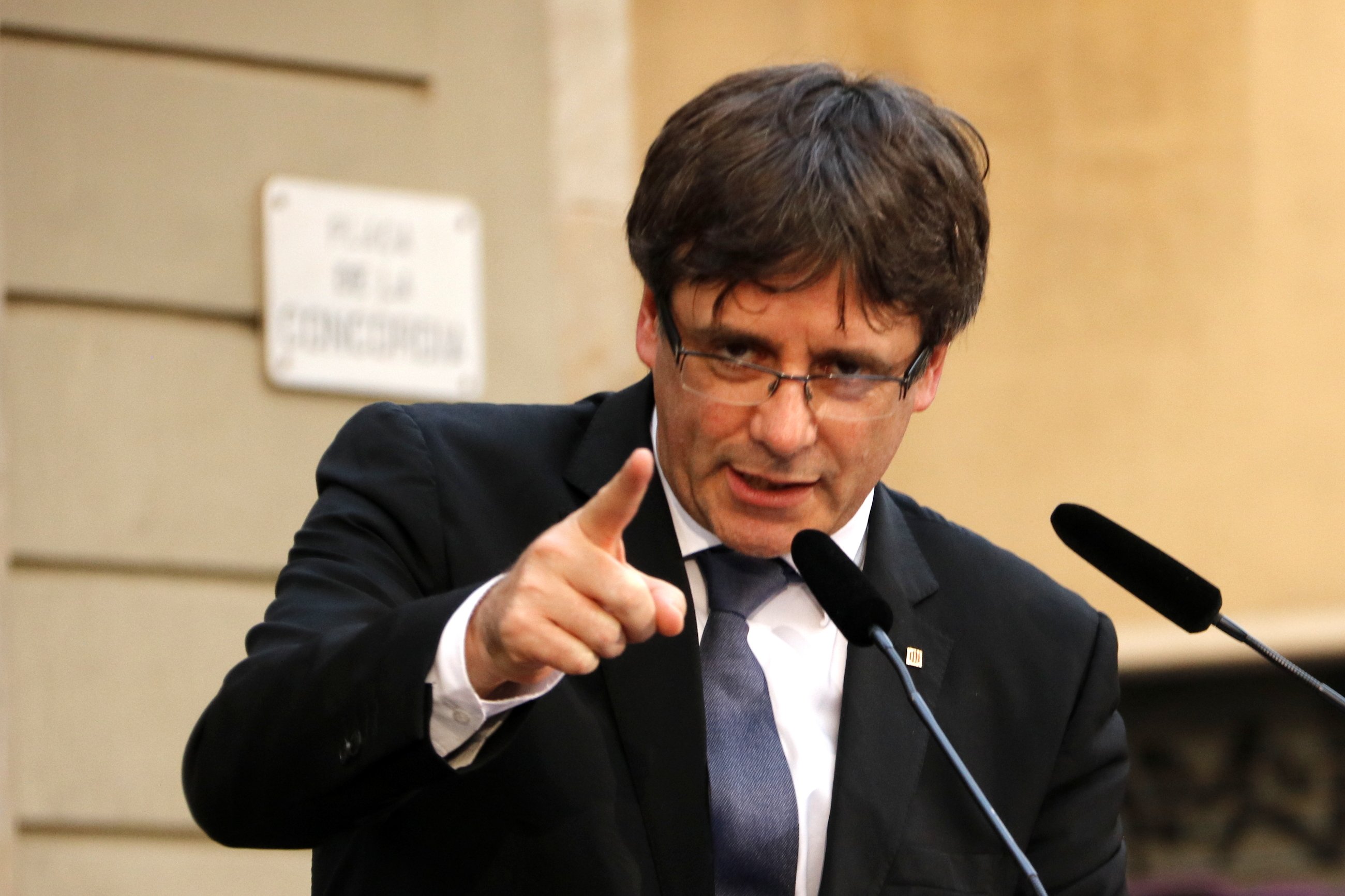 Puigdemont challenges the TC: "If it disqualifies me, I will not accept the decision"