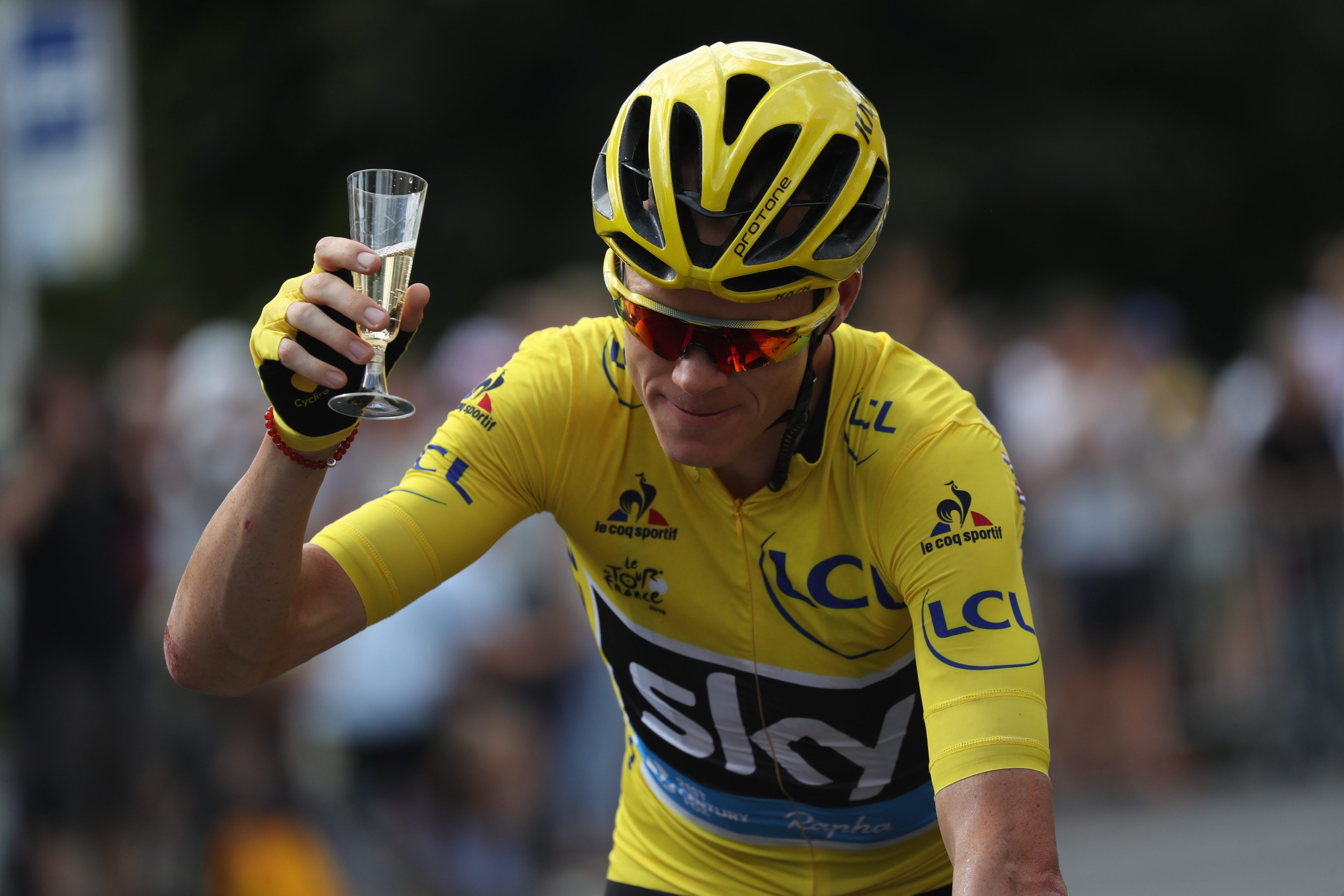 Chris Froome, tricampeón del Tour