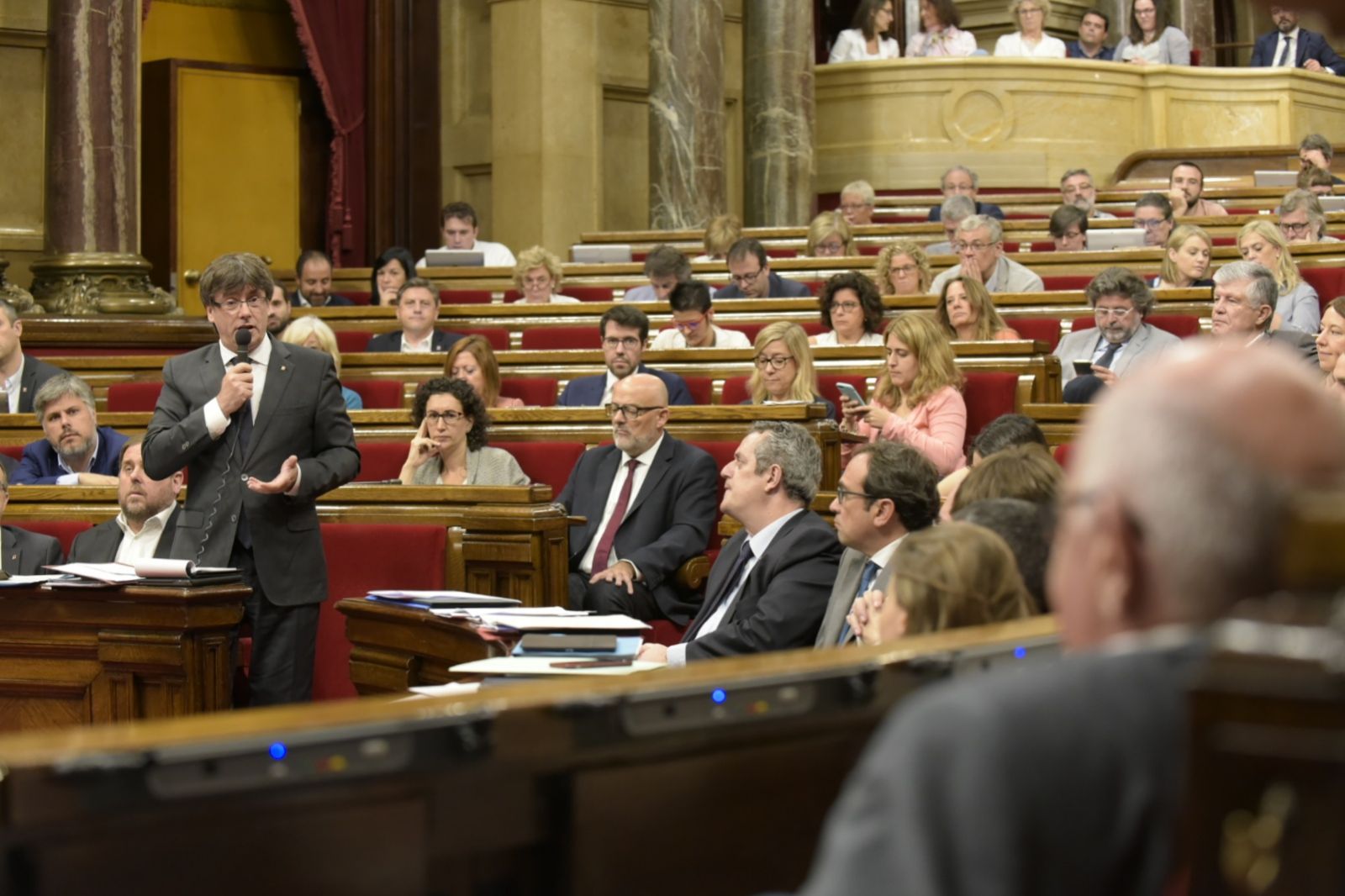 El reproche de Puigdemont en Rabell: "Haría bien en moderarse un poquito"