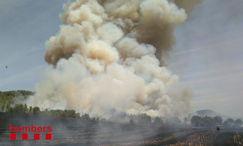 Controlado el incendio en Bellprat, en la Anoia