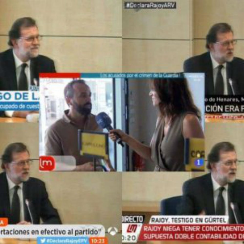 TVE fa una secció de cuina mentre Rajoy declara per la Gürtel