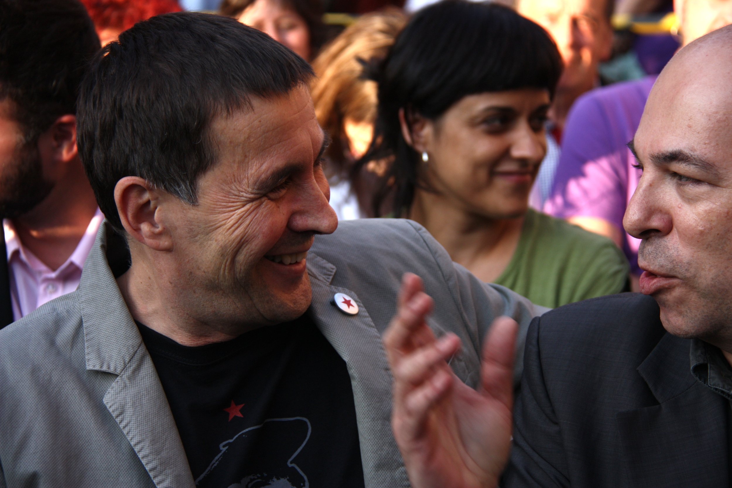 Otegi demana "sincronitzar els rellotges polítics basc i català per fer front a l'Estat"