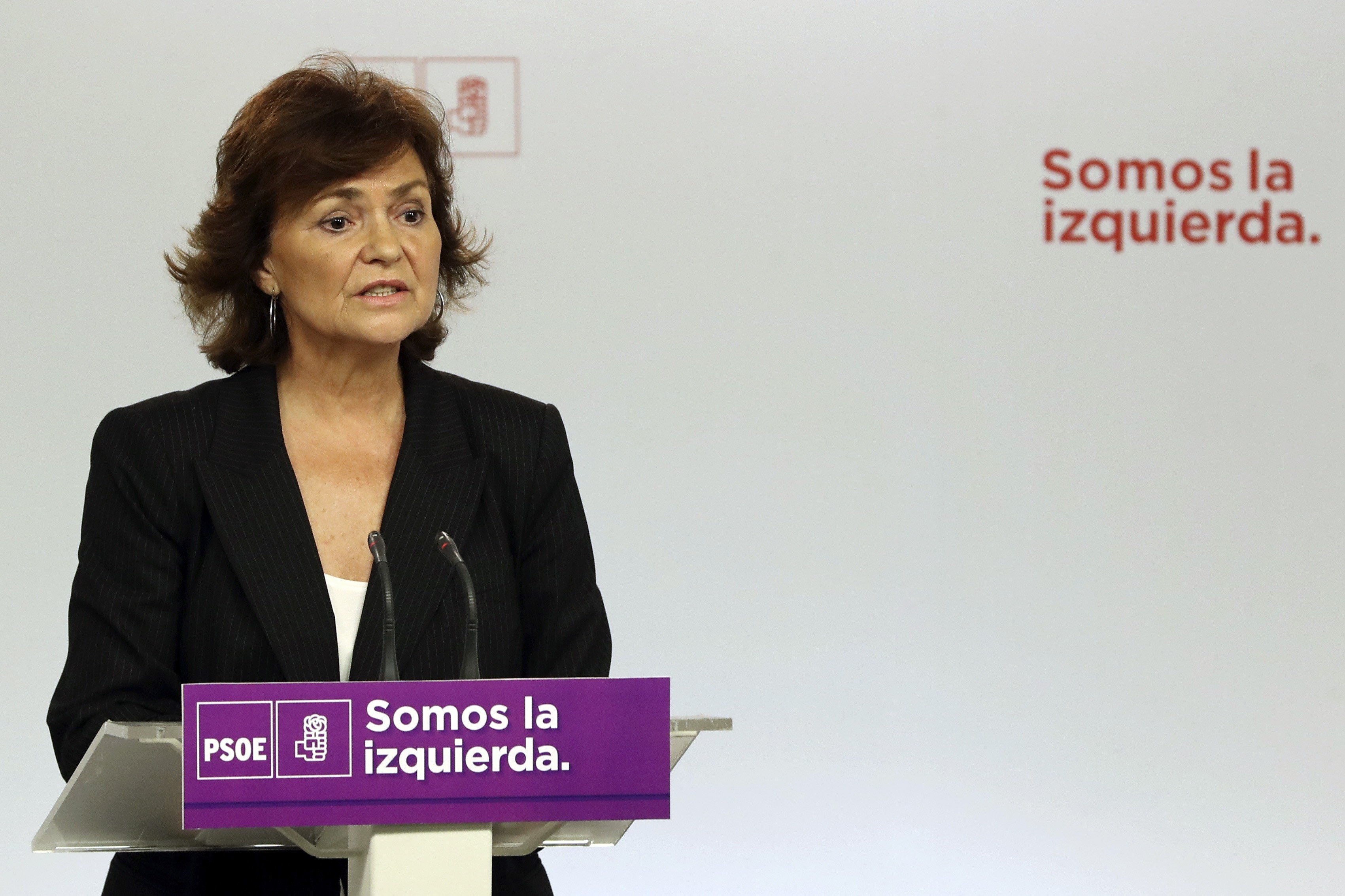 Carmen Calvo serà vicepresidenta i ministra d'Igualtat de Pedro Sánchez
