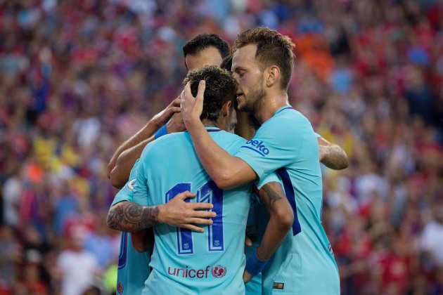 Neymar Jr Rakitic Barça Manchester United EFE