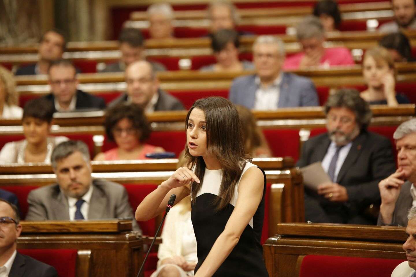 Arrimadas: "Forcadell actúa como si todavía fuera presidenta de la ANC"