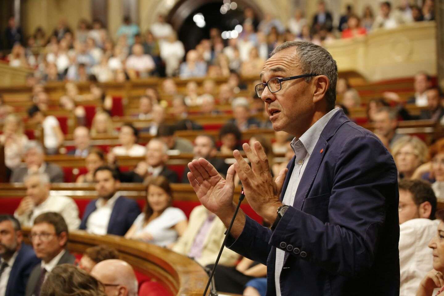 Rabell quiere que Coscubiela siga de portavoz de CSQP, y EUiA pacifica