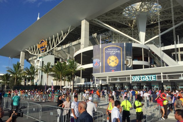 Ambiente Barça Madrid Hard Rock Stadium