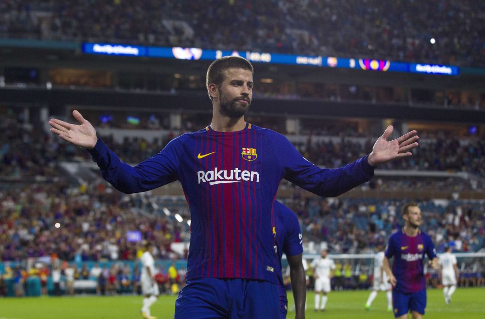 Gerard Pique Barça Madrid Miami   EFE