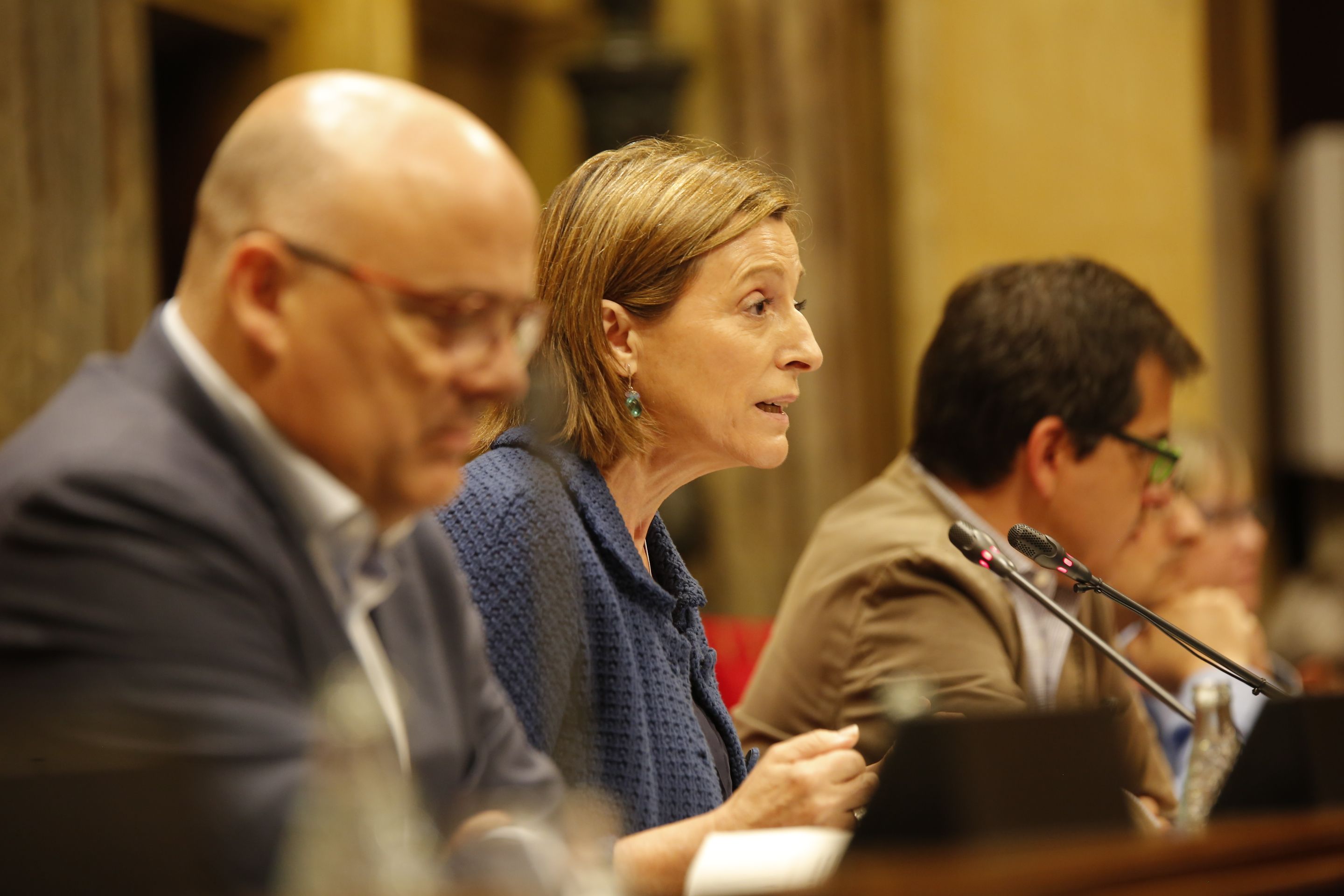 Forcadell: "No contemplo inhabilitaciones por cumplir el reglamento"