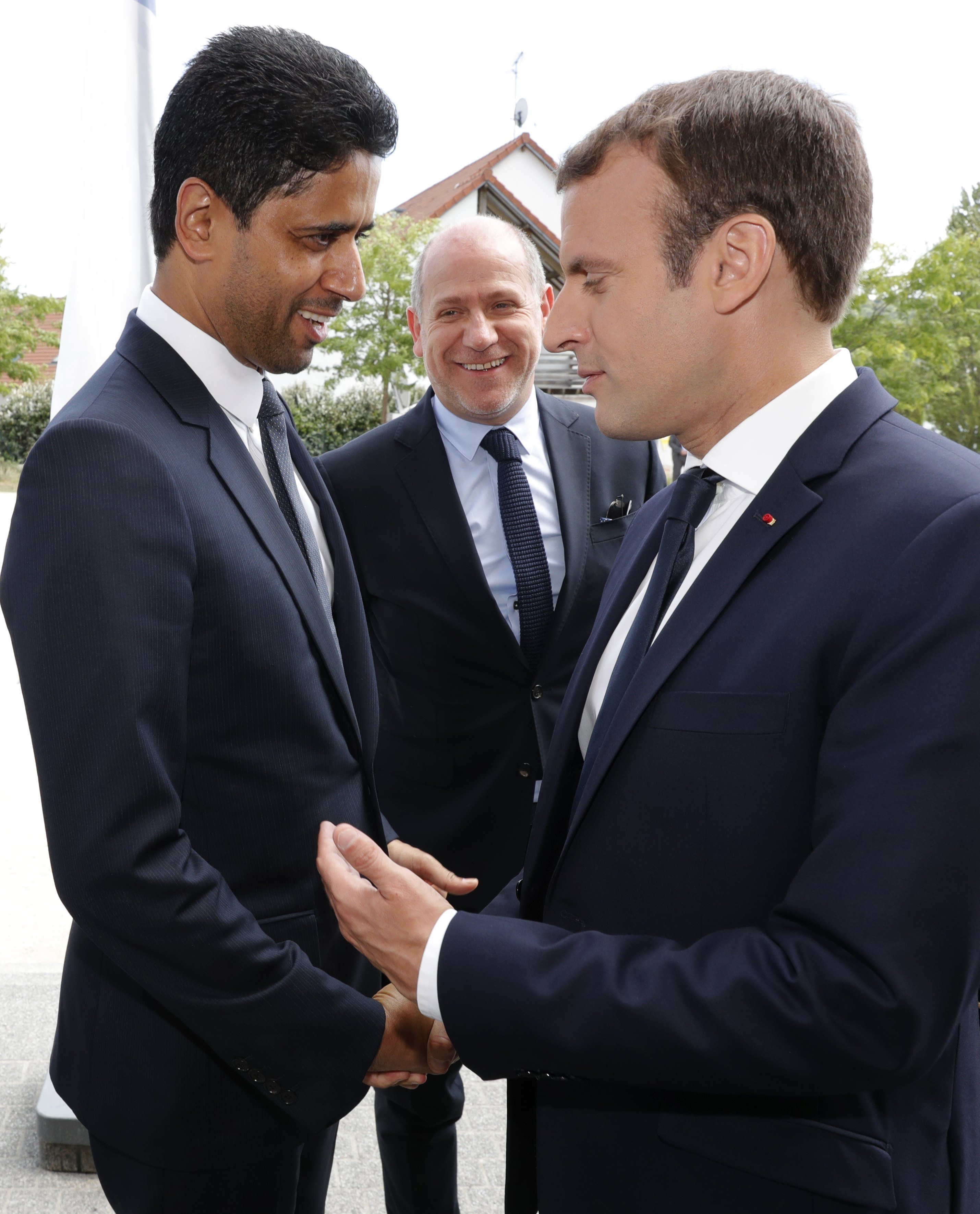 Macron celebra l'arribada de Neymar al PSG
