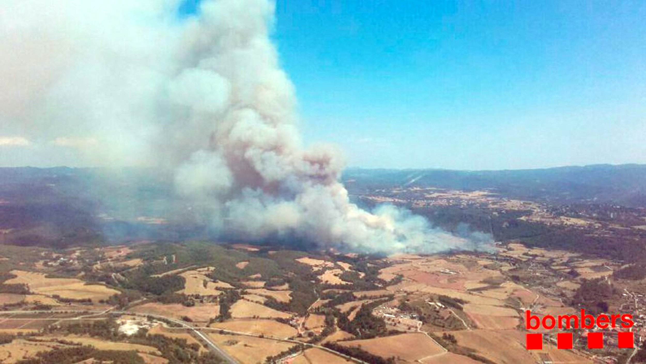 Estabilizado el incendio de Artés que ha afectado a 376 hectáreas