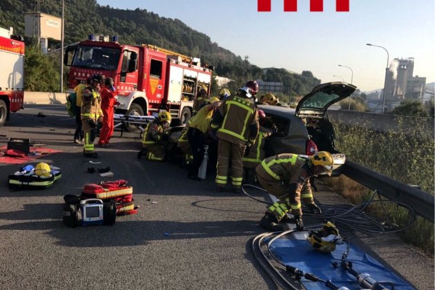 Accidente Montcada y Reixac Bombers
