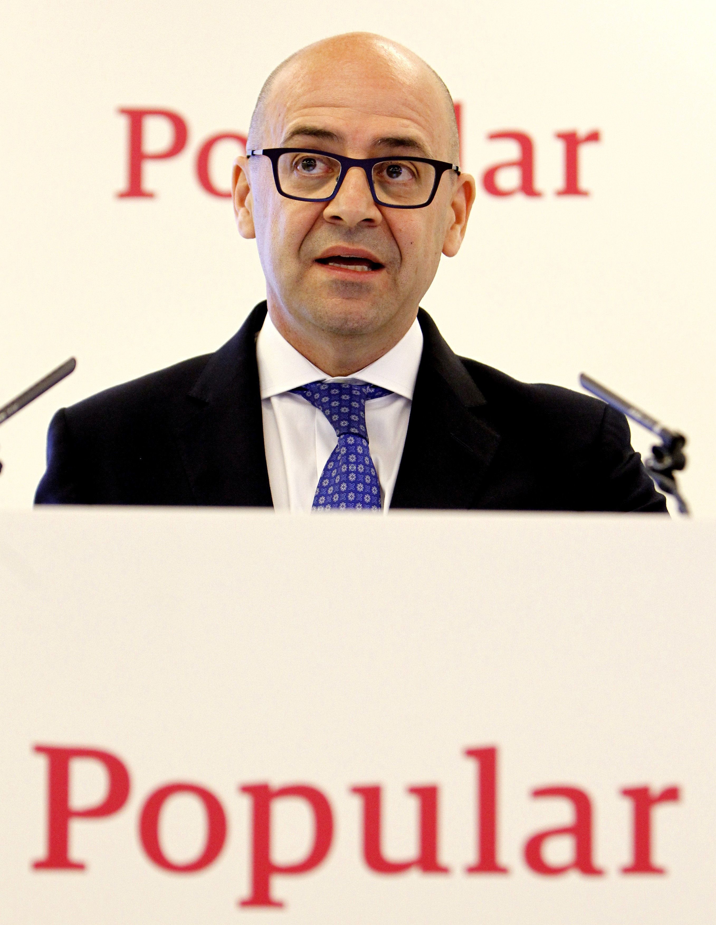 El Banco Popular gana 94 millones, un 50% menos
