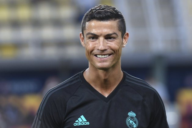 Ronaldo entrenamiento Madrid supercopa United EFE