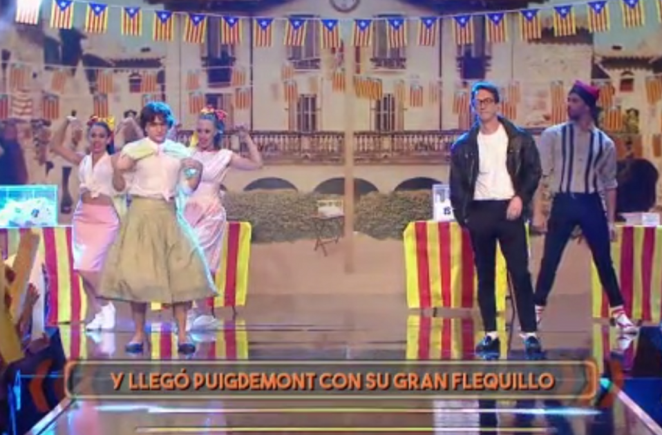 Puigdemont y Artur Mas imitación Telecinco