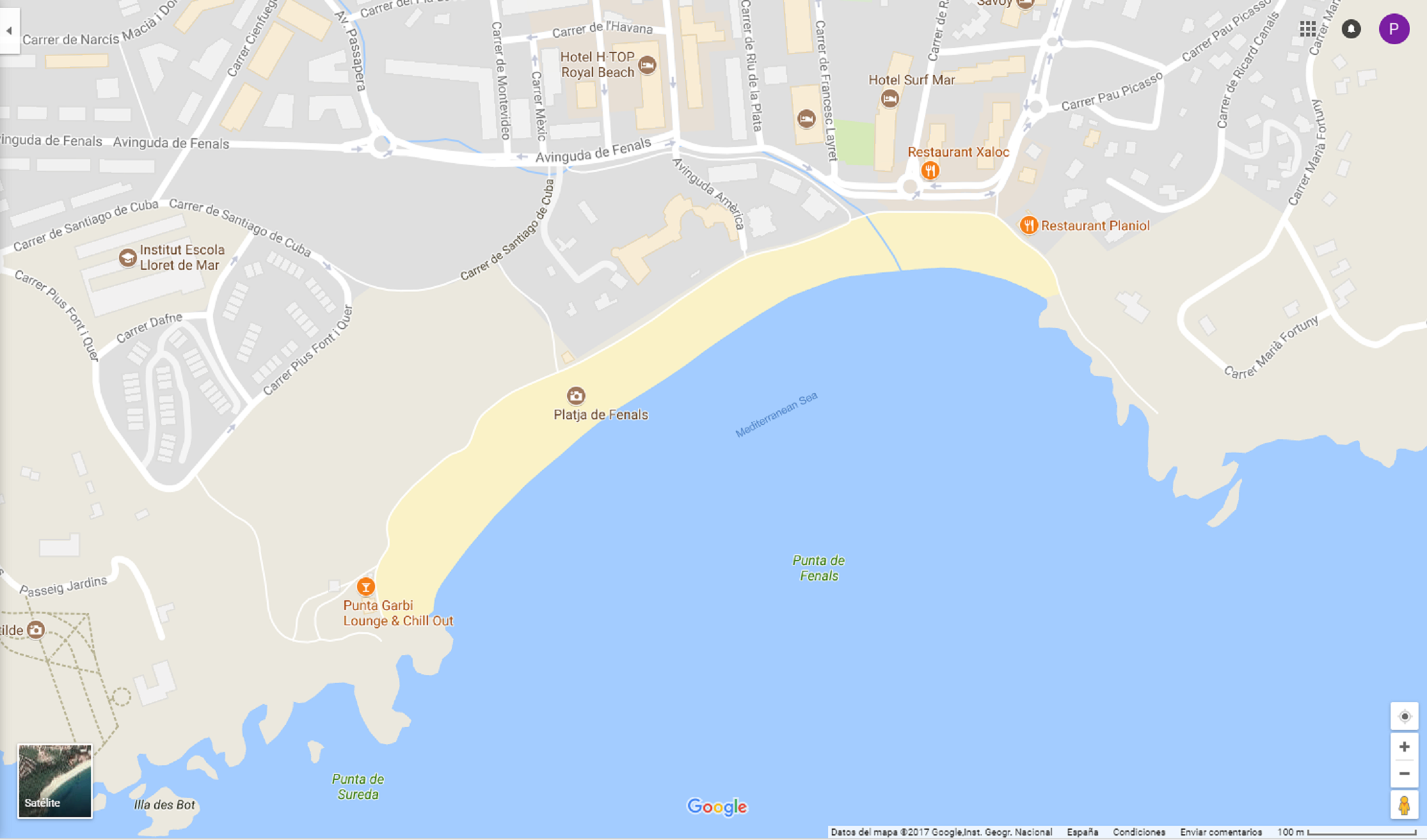 Mor un jove austríac en caure d'un penya-segat a Lloret de Mar