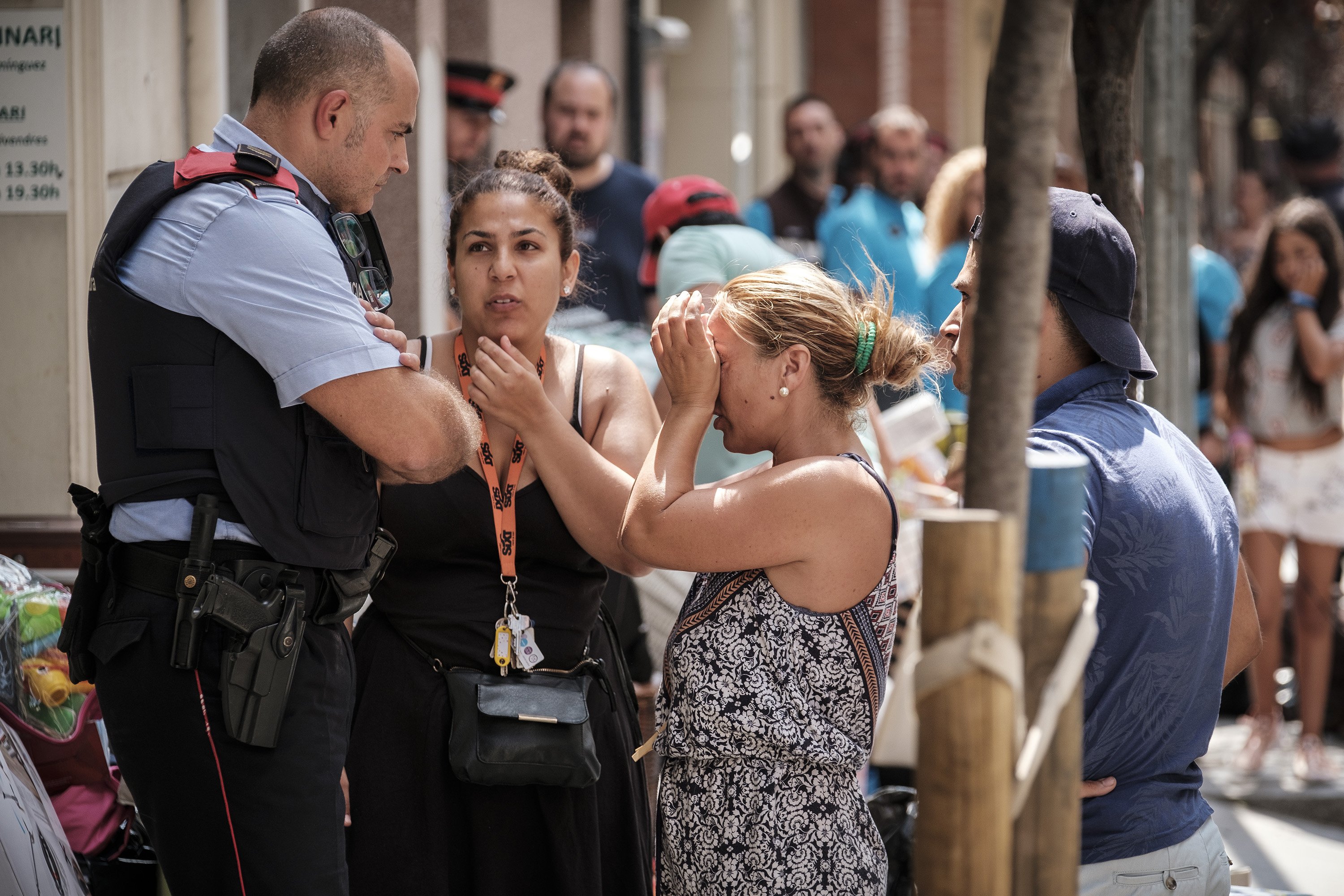 Desallotjament desnonament mossos policia Sants - Sergi Alcazar