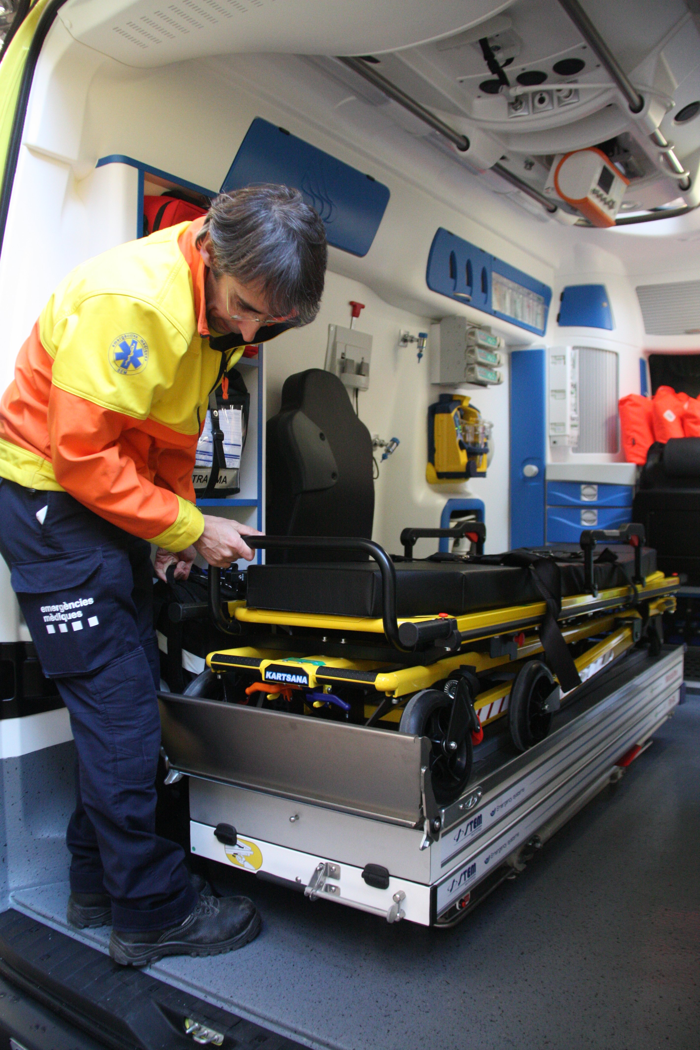 Las ambulancias de Girona, en huelga indefinida todos los viernes