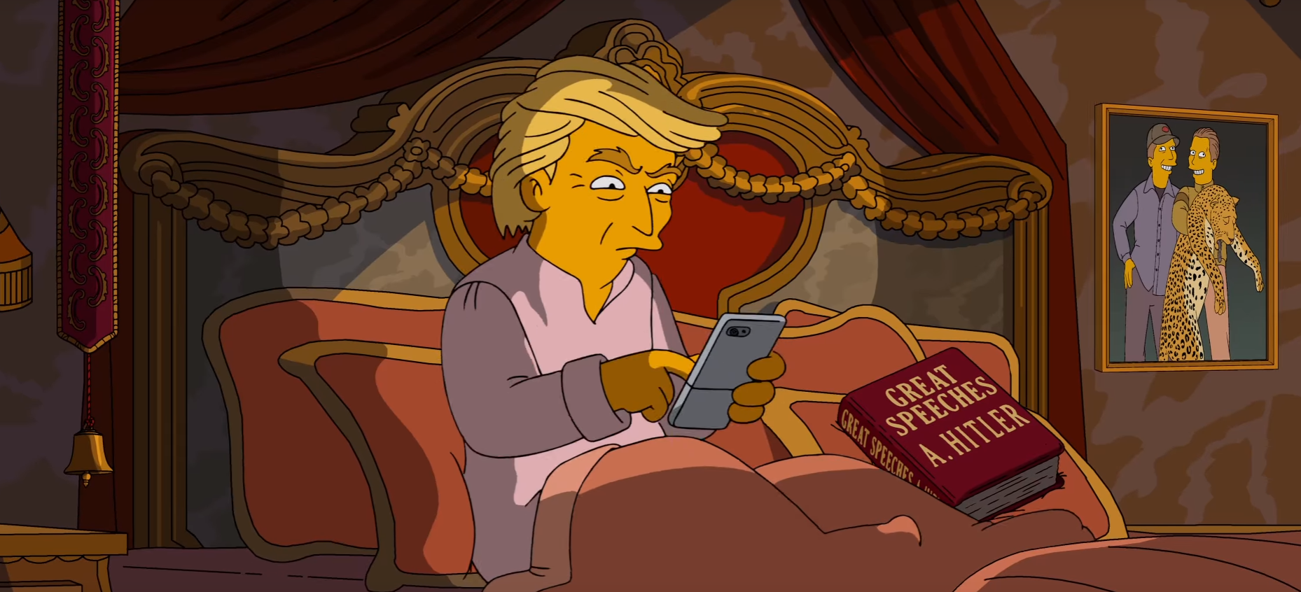 Los Simpsons se mojan por Hillary Clinton