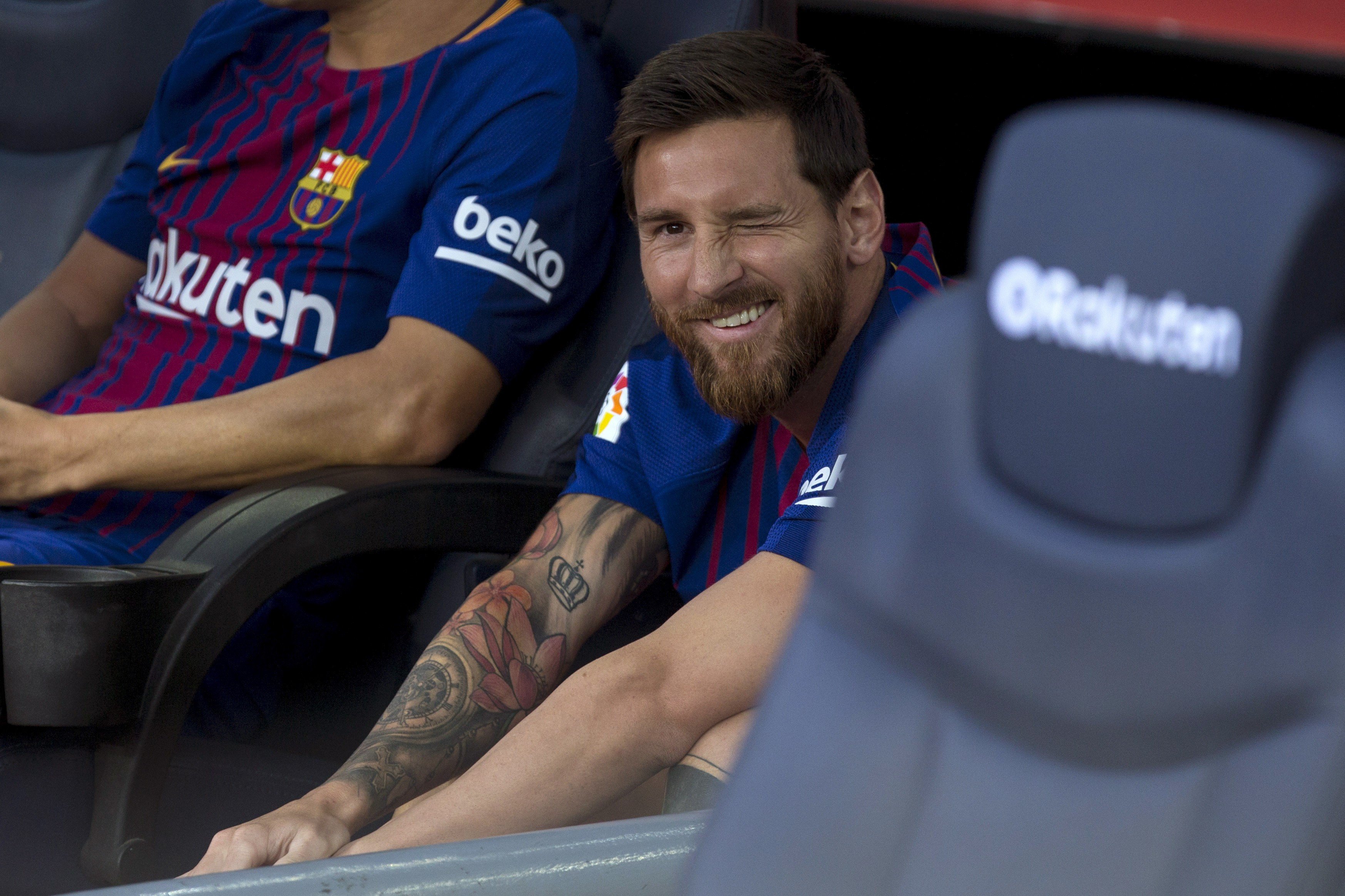 El Murcia reta a Messi en el partido de Copa contra el Barça