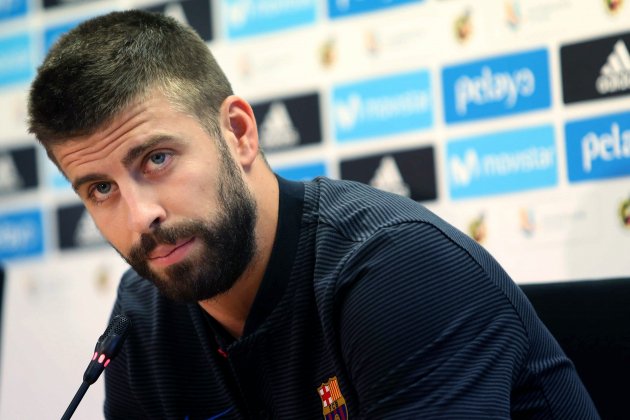 Piqué roda de premsa Efe