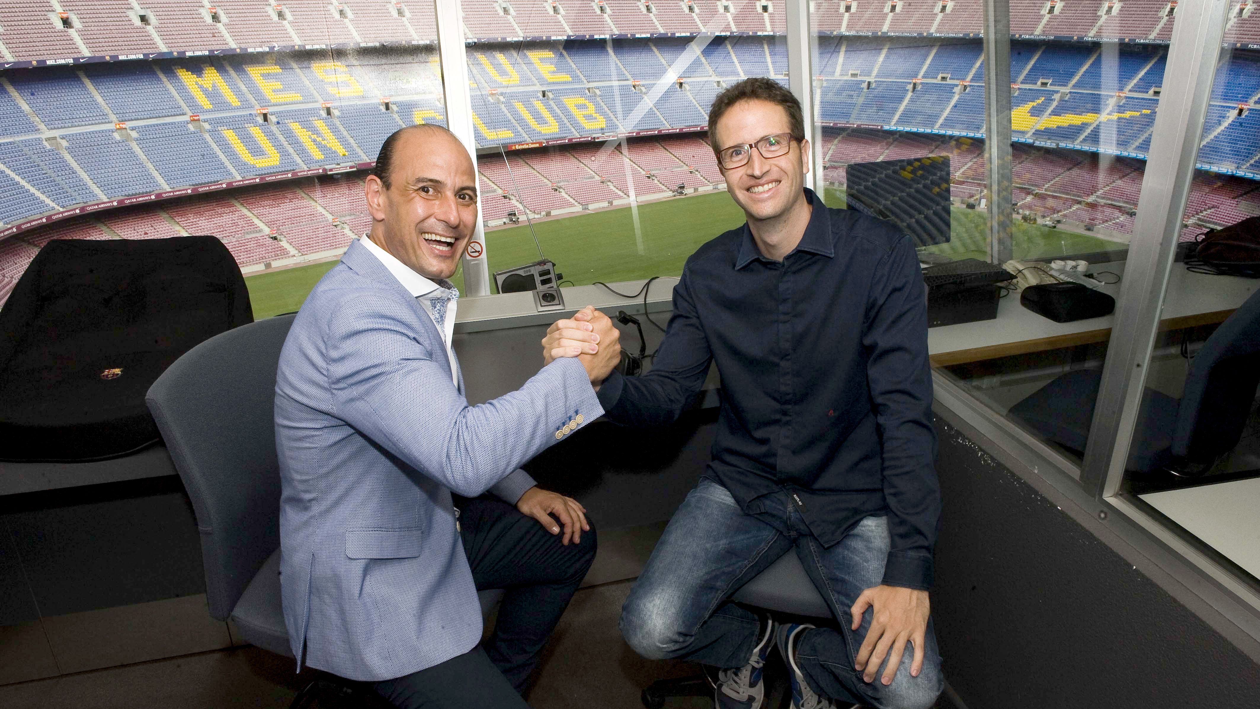 Carles Vich y Aleix Santacana, nuevos speakers del Camp Nou