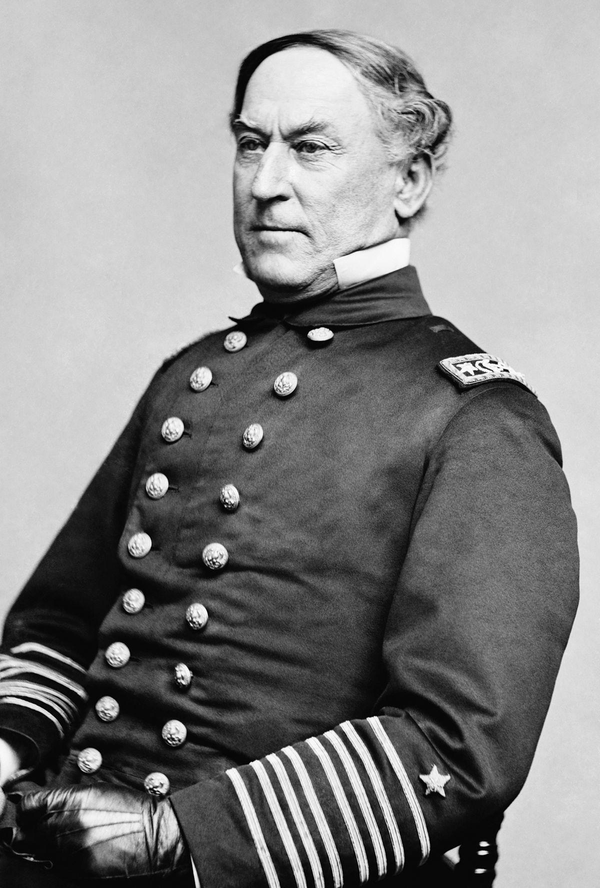 Mor David Farragut, el primer almirall dels Estats Units