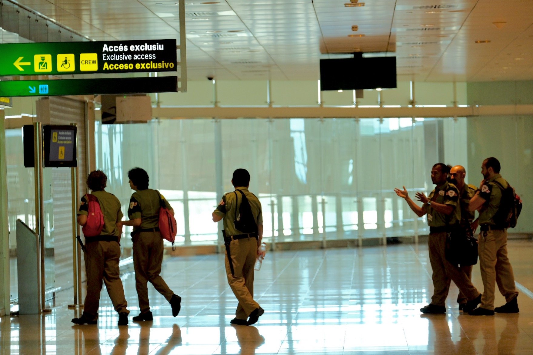 Vigilantes de Eulen en el Prat convocan una nueva huelga para el 6 de octubre