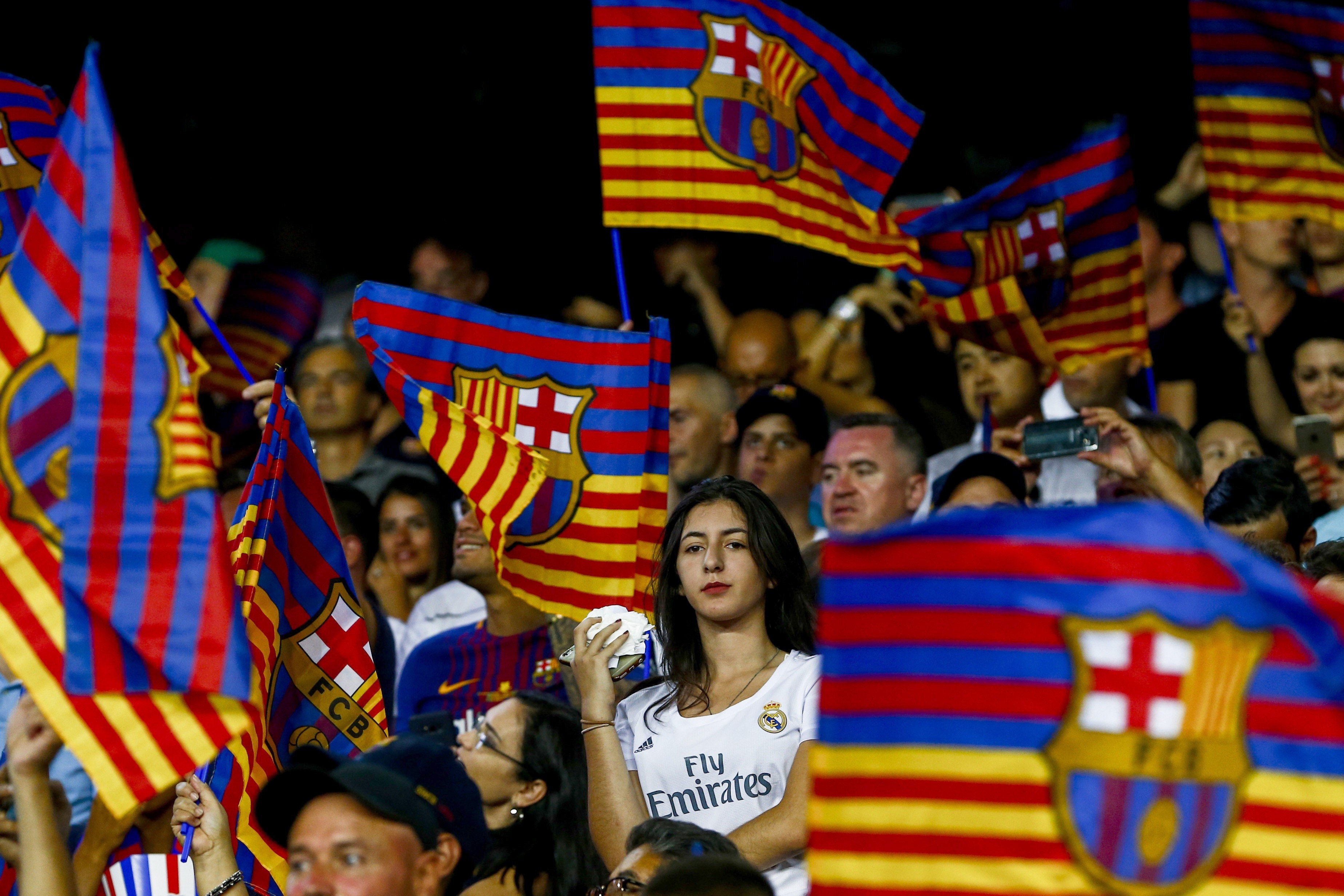 El Camp Nou es más madridista que nunca