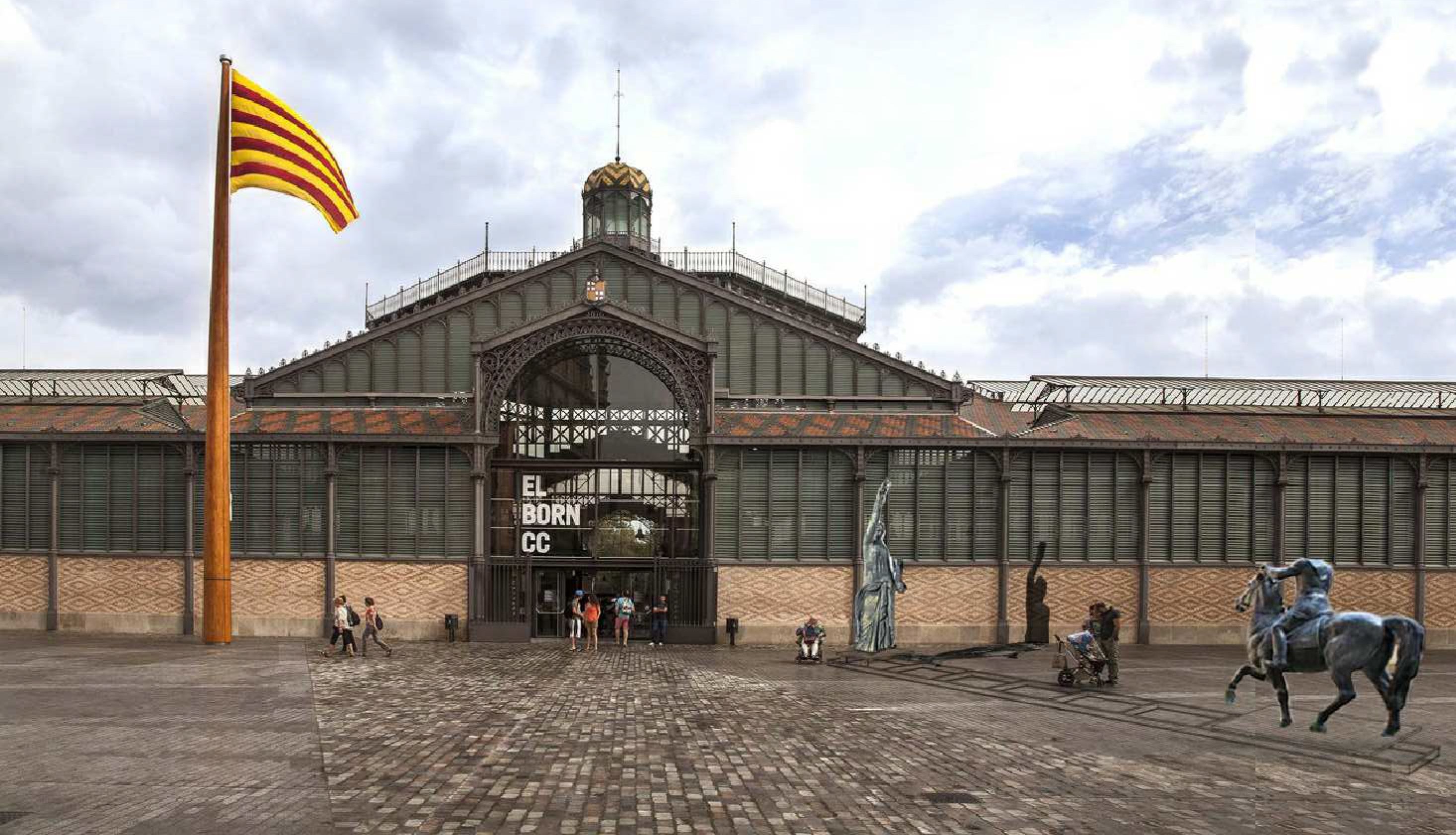 Las estatuas de Franco en el Born ponen en guardia a Colau