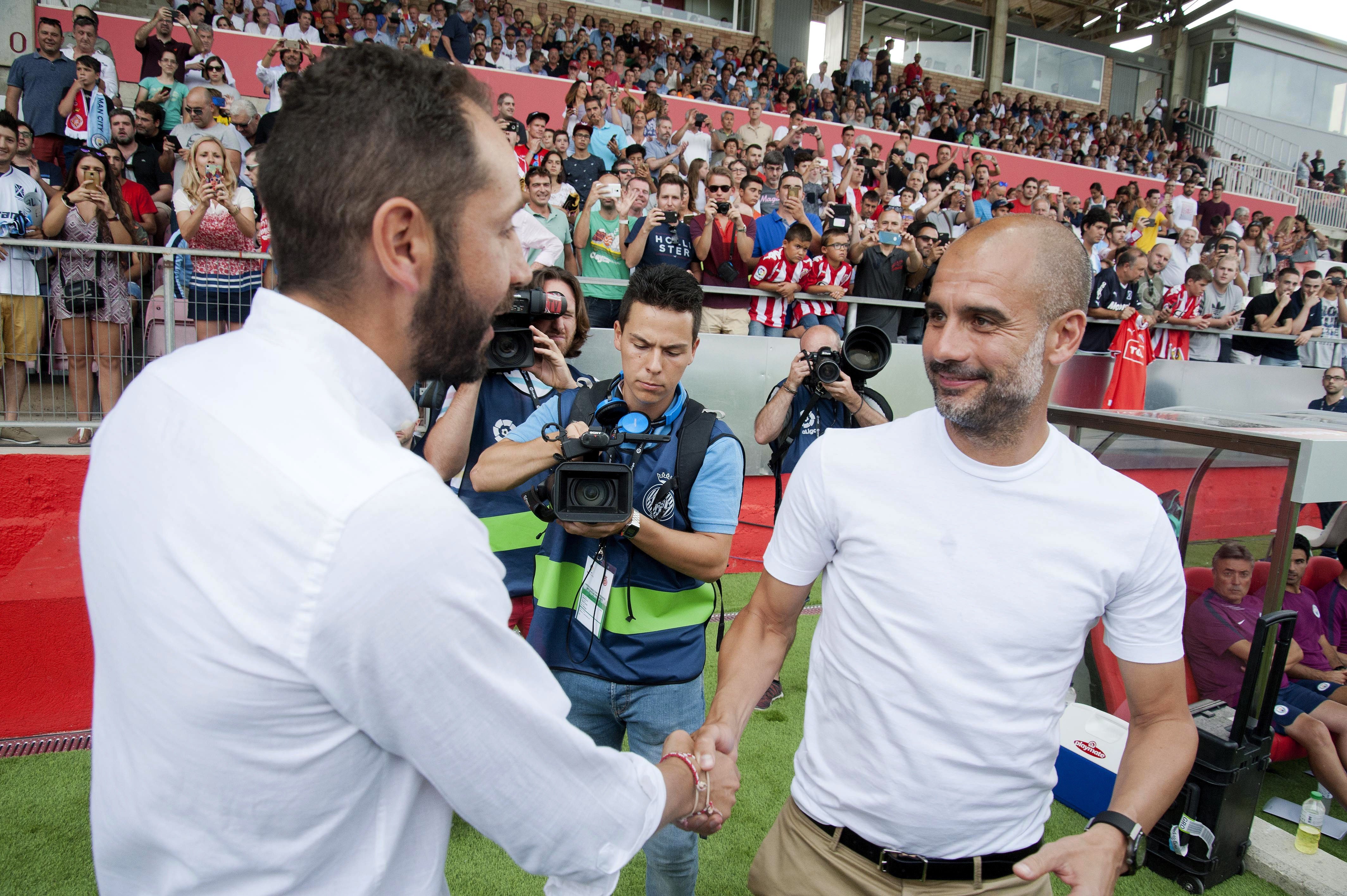 El Manchester City desitja molta sort al Girona per l'estrena a Primera
