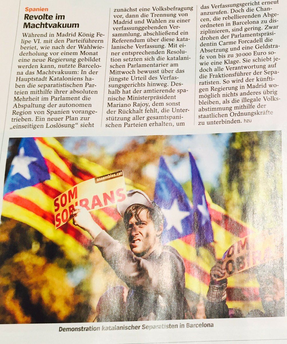 'Der Spiegel' incita l'Estat espanyol a usar la força per evitar un RUI