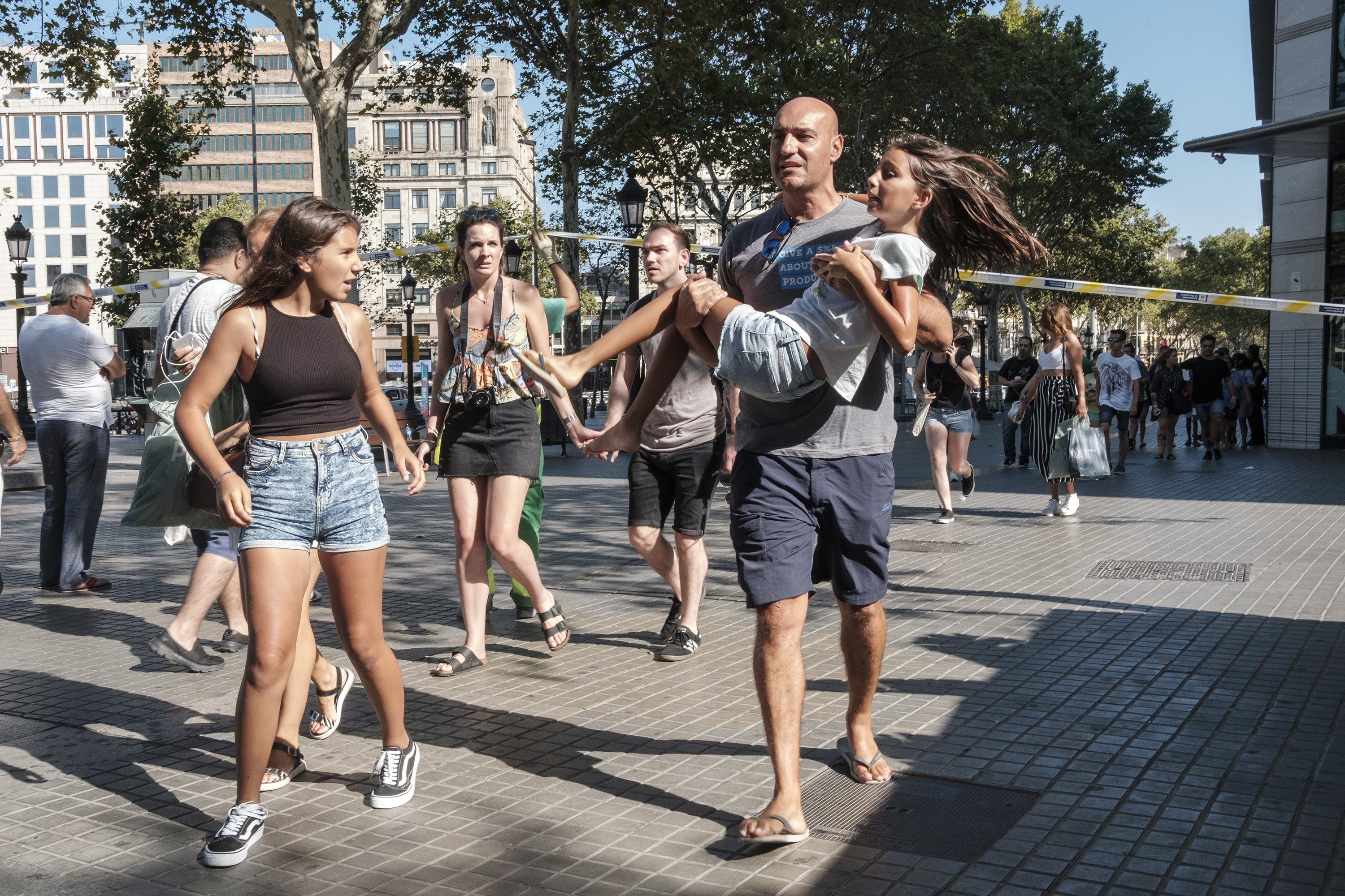 VÍDEO I El atropello en la Rambla y la huida de Younes Abouyaaqoub