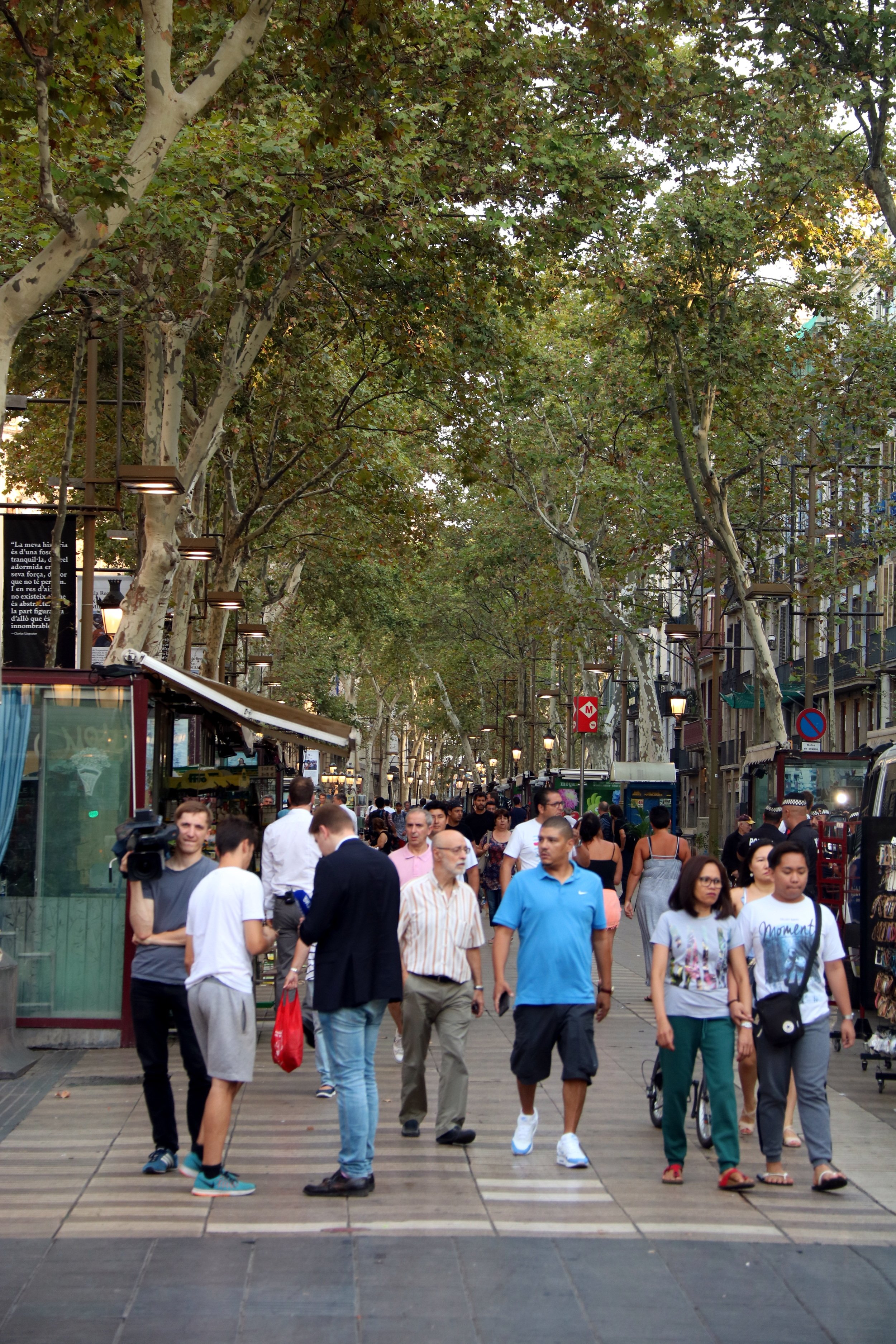 La Rambla, poco a poco, recupera la normalidad