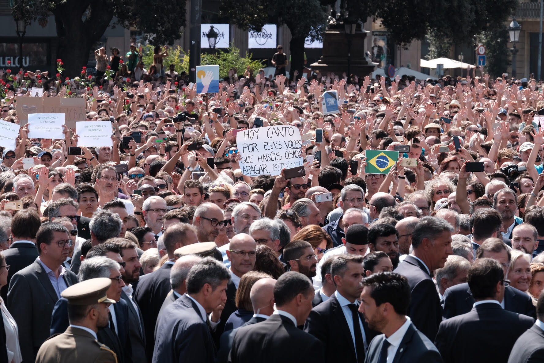 Barcelona crida: "No tinc por"