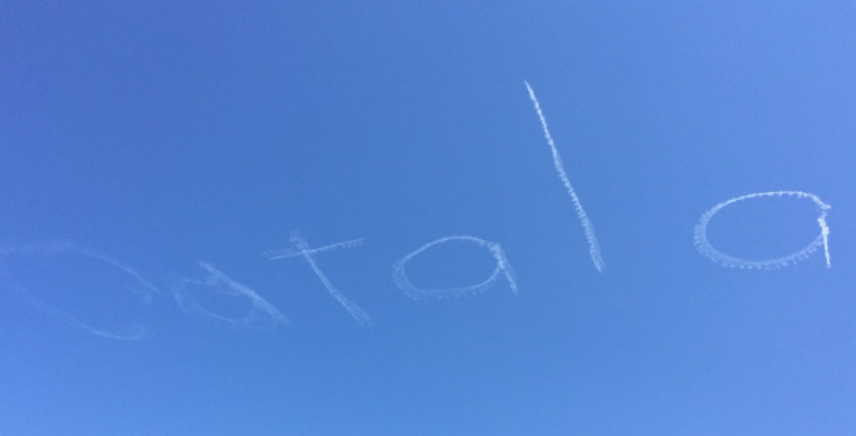 La Catalunya Nord reivindica, en el cielo, que es catalana