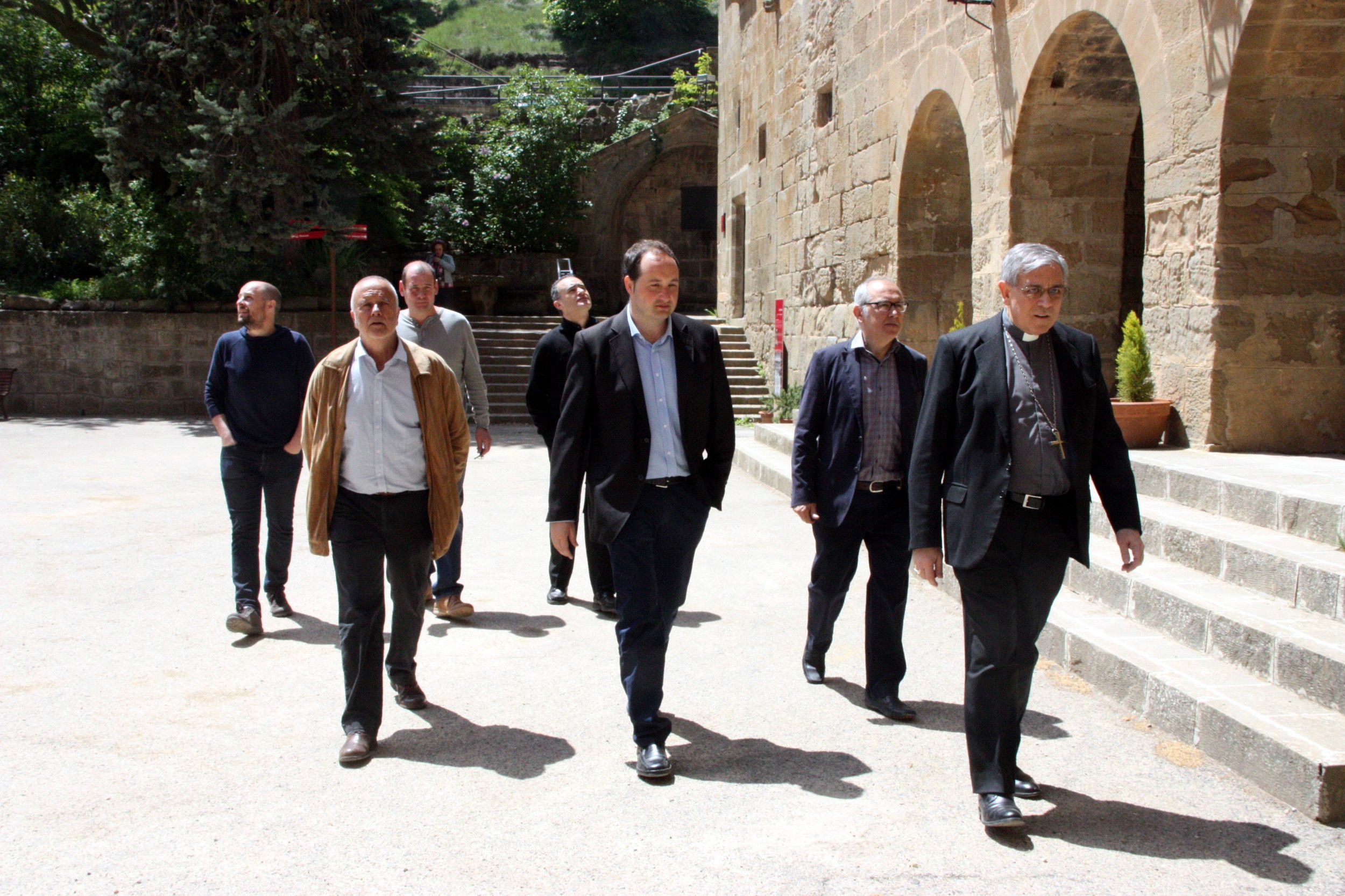 L'abat de Montserrat, preocupat per la fractura de Catalunya
