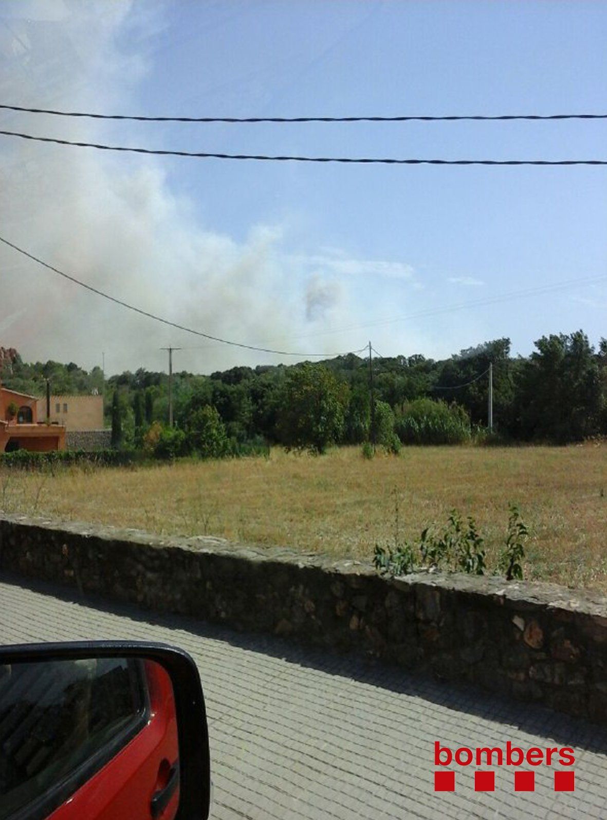 Estabilitzat l'incendi de Cruïlles
