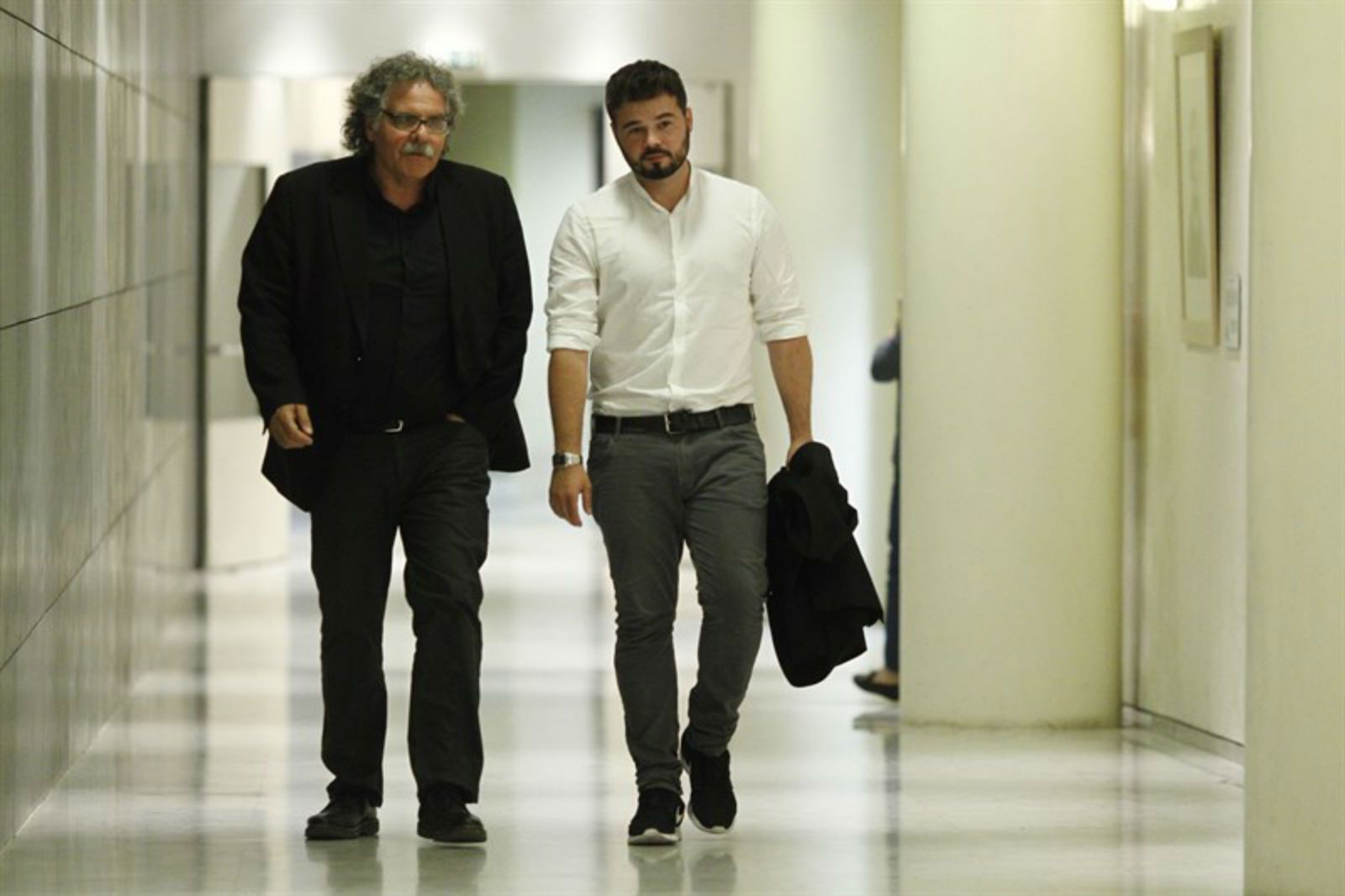 Disputa de Rufián y Tardà con Garzón por el referéndum