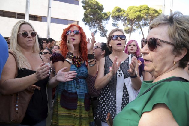 Juana Rivas apoyo|soporte EFE