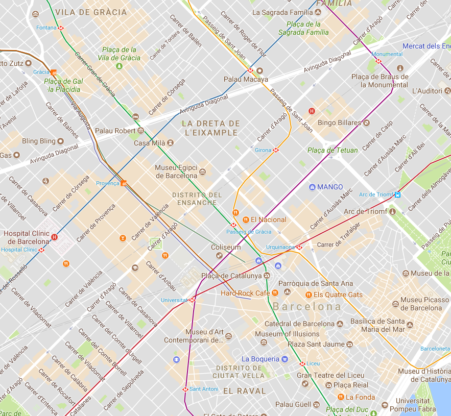 Dispositiu especial de transport públic per la manifestació de Barcelona