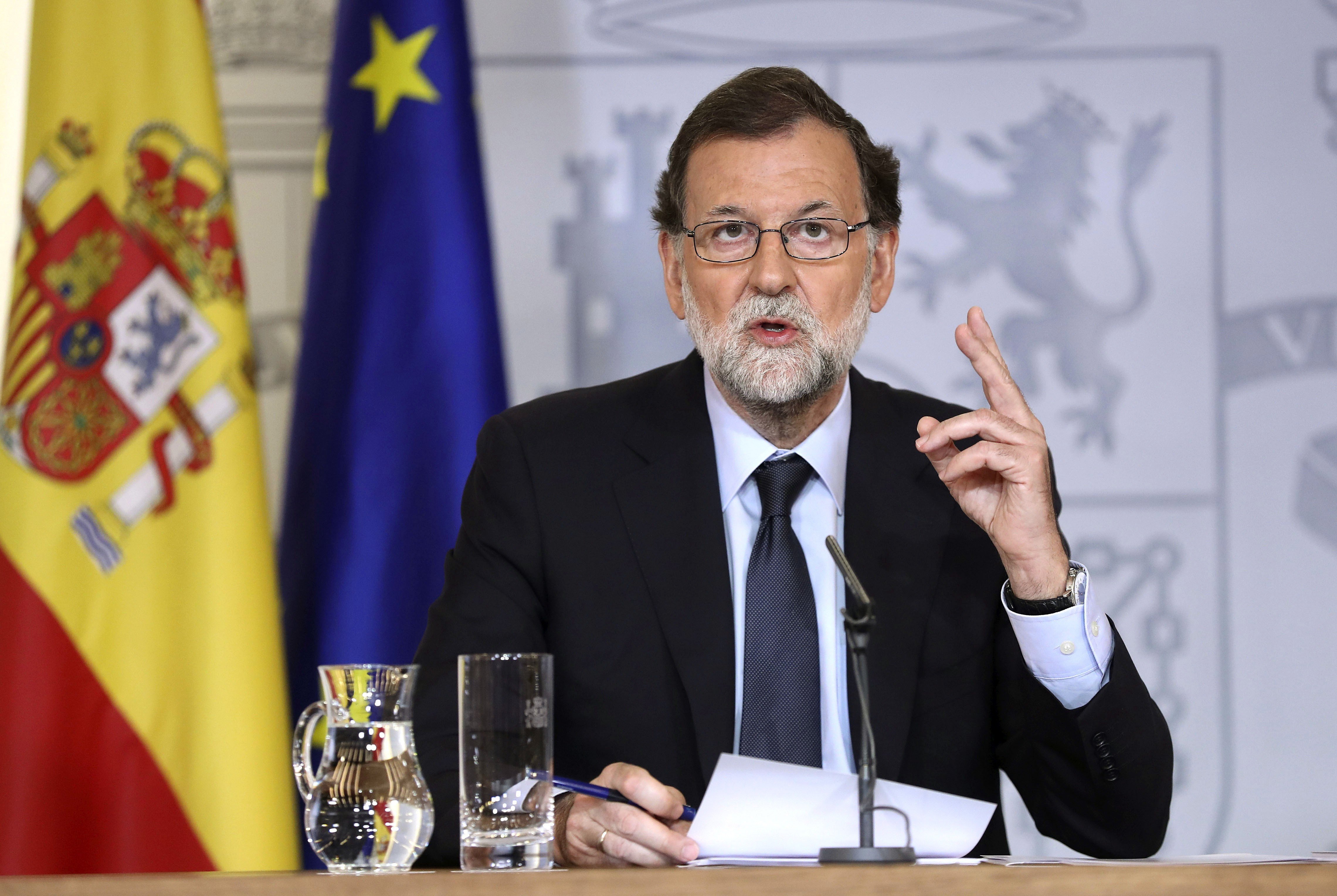 Rajoy intenta desactivar la idea que l'Estat va desaparèixer de Catalunya el 17-A