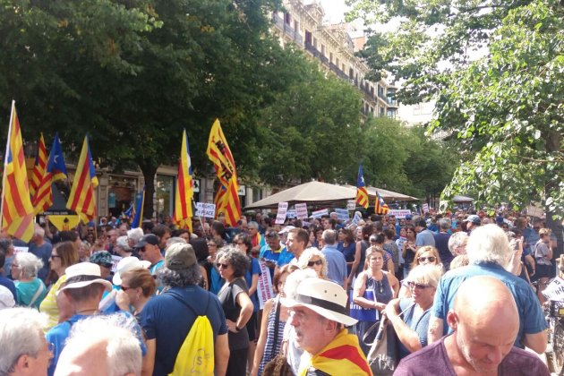 estelades manifestació rambla catalunya 2  Marta casado