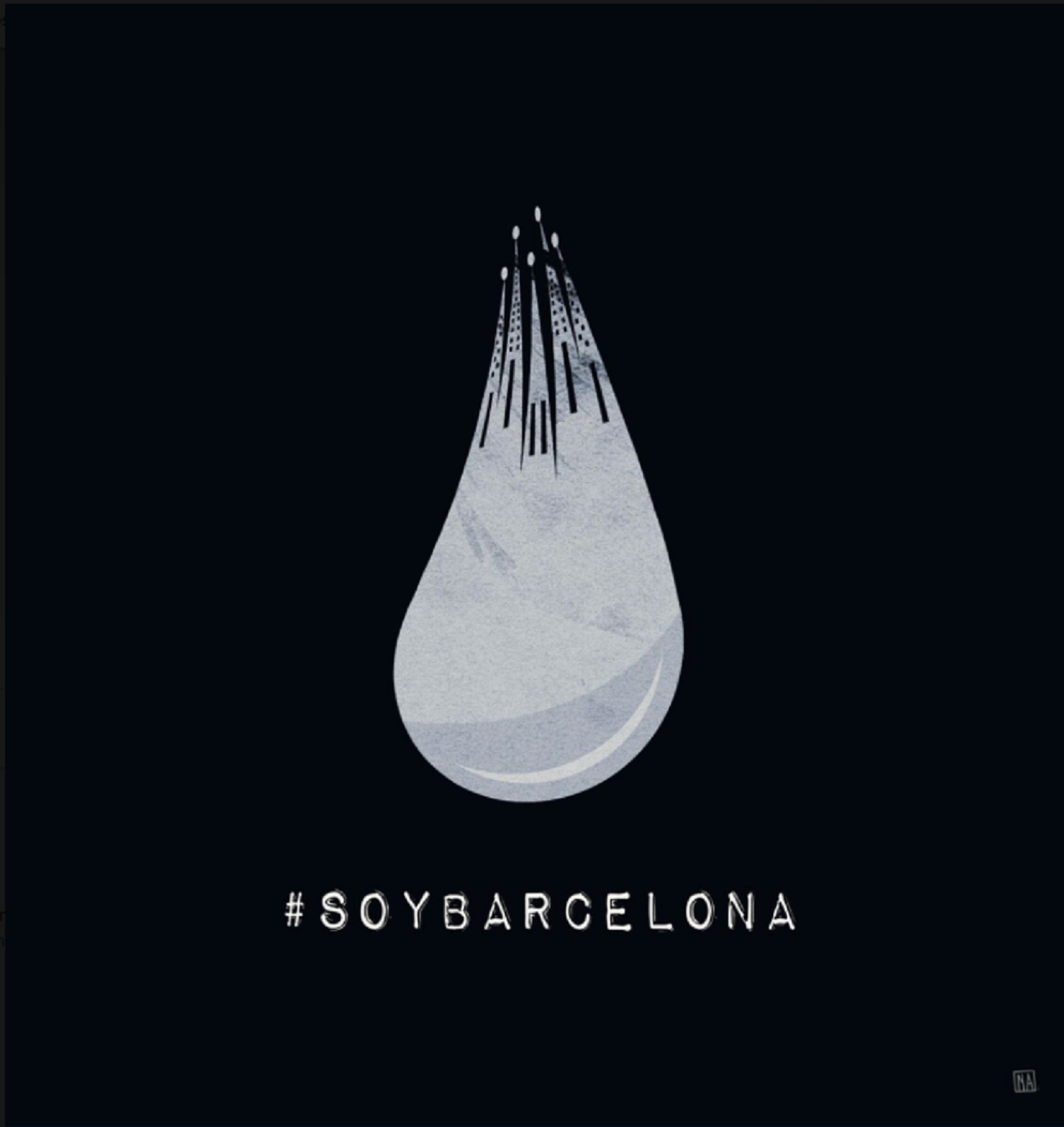 Artistes i il·lustradors d'arreu del món se solidaritzen amb Barcelona