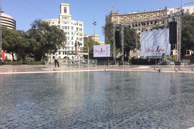 Plaça catalunya buida manifestació Marta Lasalas