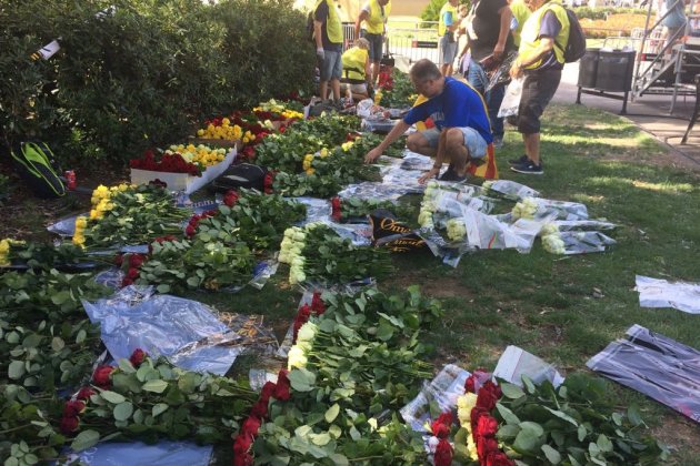 gremi floristes preparant flors Marta Lasalas