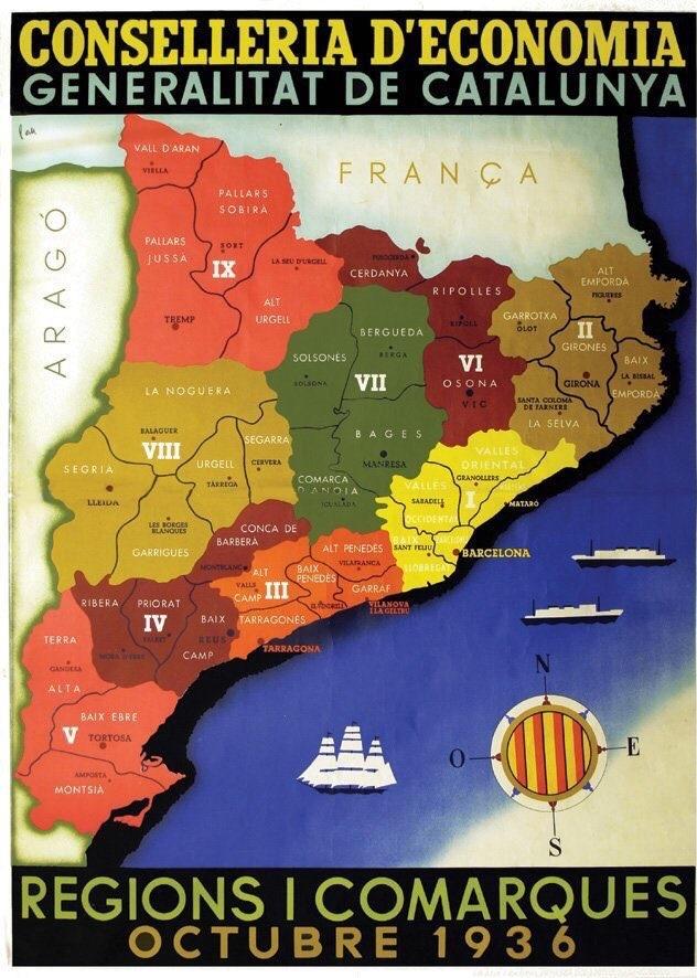 Se aprueba la primera Ley de Comarcalización de Catalunya